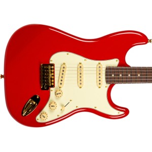 Jet Guitars JS-380 RDG Roasted Maple and Rosewood with Gold Hardware - Red